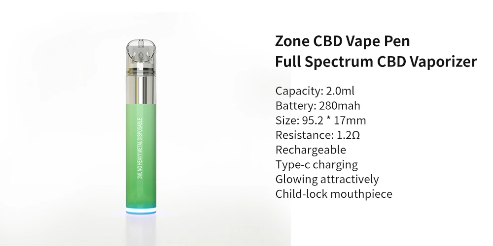 Zone CBD Vape Pen Full Spectrum CBD Vaporizer